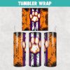 Football Clemson Tigers Grunge Tumbler Wrap Templates 20oz Skinny Sublimation Design, JPG Digital Download