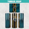 Football Jacksonville Jaguars Grunge Tumbler Wrap Templates 20oz Skinny Sublimation Design, JPG Digital Download