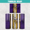 Football Minnesota Vikings Grunge Tumbler Wrap Templates 20oz Skinny Sublimation Design, JPG Digital Download