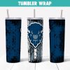 Howard Bison Grunge Tumbler Wrap Templates 20oz Skinny Sublimation Design, JPG Digital Download