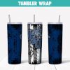 Jackson State University Tigers Grunge Tumbler Wrap Templates 20oz Skinny Sublimation Design, JPG Digital Download