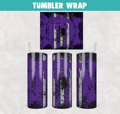 Kansas State Wildcats Grunge Tumbler Wrap Templates 20oz Skinny Sublimation Design, JPG Digital Download