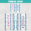 Kinky Aloha Liqueur Tumbler Wrap Templates 20oz Skinny PNG Sublimation Design, Label Tumbler PNG