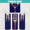 New York Giants ZipperFootball Tumbler Wrap 20 oz Sublimation Design, JPG Digital Download