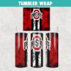 Ohio State Buckeyes Grunge Tumbler Wrap Templates 20oz Skinny Sublimation Design, JPG Digital Download