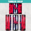 Ole Miss Rebels University of Mississippi Grunge Tumbler Wrap Templates 20oz Skinny Sublimation Design, PNG File Digital Download