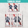 Pabst Blue Ribon Beer Tumbler Wrap Templates 20oz Skinny PNG Sublimation Design, Label Beer Tumbler PNG