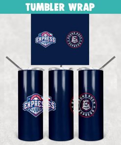Round Rock Express Baseball Tumbler Wrap Templates 20oz Skinny Sublimation Design, PNG Digital Download