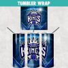 Sacramento Kings Basketball Tumbler Wrap Templates 20oz Skinny Sublimation Design, PNG Digital Download