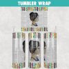 Smart Girl Books Tumbler Wrap Templates 20oz Skinny Sublimation Design, PNG File Digital Download