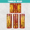 USC Trojans Grunge Tumbler Wrap Templates 20oz Skinny Sublimation Design, JPG Digital Download