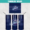 Utah Jazz Basketball Tumbler Wrap Templates 20oz Skinny Sublimation Design, PNG Digital Download