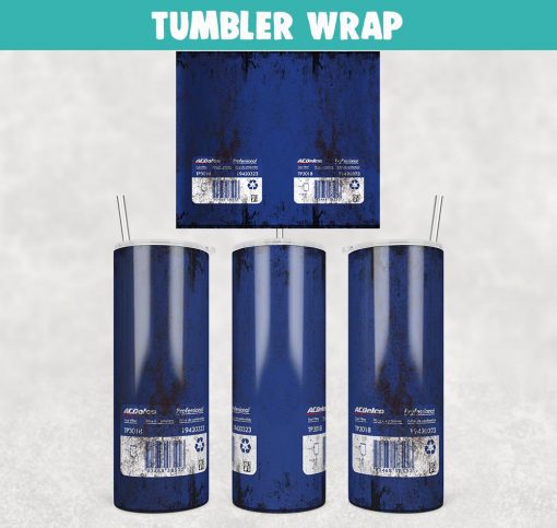 ACDelco TP3018 Fuel Filter Tumbler Wrap Templates 20oz Skinny PNG Sublimation Design, Oil Filters Tumbler PNG