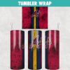 Baseball Atlanta Braves Grunge Tumbler Wrap Templates 20oz Skinny JPG Digital Download