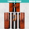 Baseball Baltimore Orioles Grunge Tumbler Wrap Templates 20oz Skinny JPG Digital Download