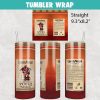 Captain Morgan Spiced Gold Tumbler Wrap Templates 20oz Skinny PNG Sublimation Design, Liquor Label Tumbler PNG