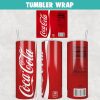 Coca Cola Soda Tumbler Wrap Templates 20oz Skinny PNG Sublimation Design