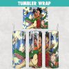 Dragon Ball Anime Tumbler Wrap Templates 20oz Skinny PNG Sublimation Design