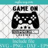 Game On Summer Video Game Svg, Png, Cricut & Silhouette