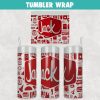 Jack in the Box Fast food Restaurant Drink Tumbler Wrap Templates 20oz Skinny PNG Sublimation Design