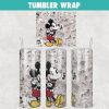 Mickey Tumbler Wrap Templates 20oz Skinny PNG Sublimation Design