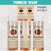 Titos Handmade Vodka Tumbler Wrap Templates 20oz Skinny PNG Sublimation Design, Liquor Label Tumbler PNG