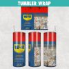 Wd 40 Penetrating oil Tumbler Wrap Templates 20oz Skinny PNG Sublimation Design, Oil Filters Tumbler PNG