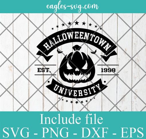 Halloweentown University Funny Halloween Svg, Png, Cricut & Silhouette