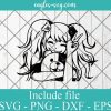 Junko Enoshima Danganronpa Anime Kawaii Svg, Png, Cricut & Silhouette