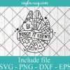 Punch It Chewy Star Wars Disney Movie Svg, Png, Cricut & Silhouette