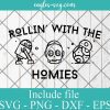 Rollin’ With The Homies Star Wars Robot Disney Movie Svg, Png, Cricut & Silhouette