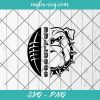 Bulldogs Mascot Half Football SVG PNG