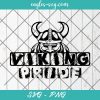 Viking Pride Mascot School Sport Svg, Cut Files for Cricut & Silhouette, Png