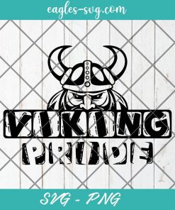 Viking Pride Mascot School Sport Svg, Cut Files for Cricut & Silhouette, Png