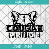 Cougar Pride Mascot School Sport Svg, Cut Files for Cricut & Silhouette, Png