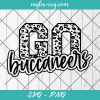Go Buccaneers Leopard SVG, Buccaneers Football Svg, Custom Mascot Svg, Cut Files for Cricut & Silhouette, Png, Custom Color Change