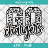 Go Chagers Leopard SVG, Chagers Football Svg, Custom Mascot Svg, Cut Files for Cricut & Silhouette, Png, Custom Color Change