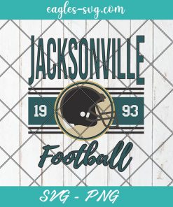 Jacksonville Football Retro Svg, Vintage JAX Svg, JAX Football 1993 Svg, Jacksonville 90s Aesthetic Svg, Cut Files for Cricut & Silhouette, Png, Clip Art