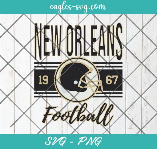 New Orleans Football Retro Svg, Vintage NOLA Svg, New Orleans Football 1967 Svg, 90s Aesthetic Svg, Cut Files for Cricut & Silhouette, Png, Clip Art