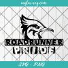 Road Runner Pride Mascot School Sport Svg, Cut Files for Cricut & Silhouette, Png