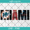 Miami Sports Teams Miami Dolphins Miami Heat Miami Marlins SVG PNG Cricut Clip Art