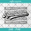 Razorbacks Echo Svg, School Spirit Retro Svg, Mascot Pride, Razorbacks Stacked Svg, Cut Files for Cricut & Silhouette, Png, Custom