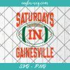 Saturdays in Gainesville svg, Florida Football Svg, Hometown Pride, Cricut Cut File, PNG Sublimation, Custom