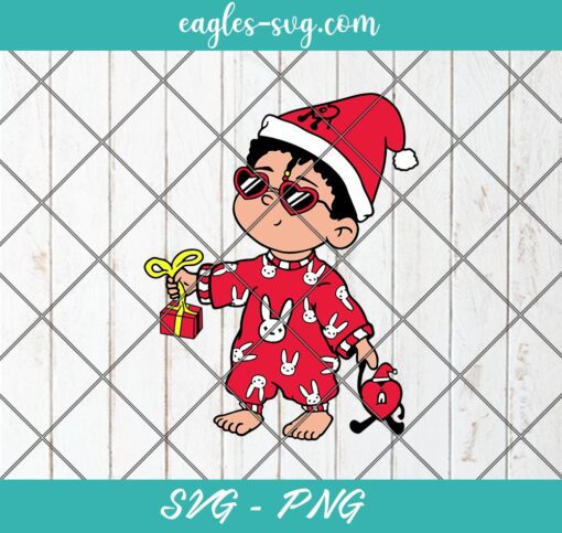 Baby benito Christmas SVG PNG Cricut ClipArt, Baby benito svg, Bad Bunny heart svg, Png