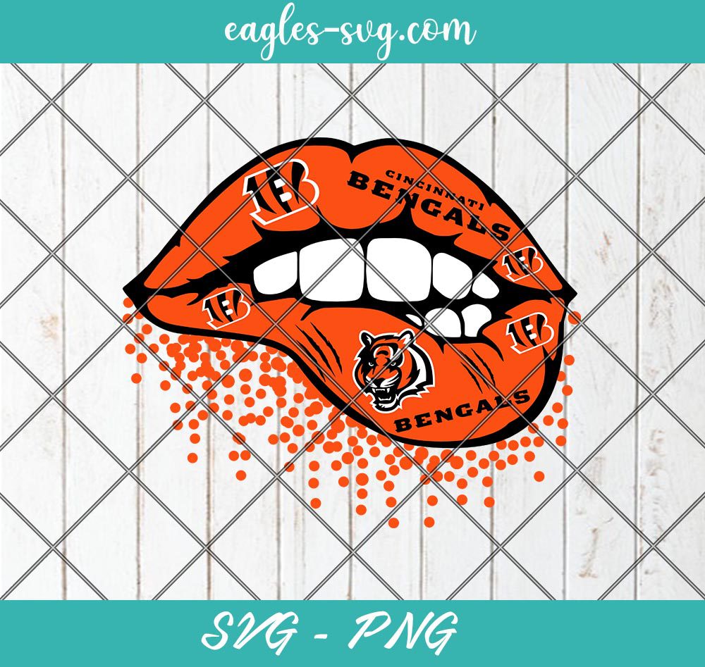 Cincinnati Bengals Lips SVG Bengals Lips vector File Cincinnati Bengals Lips Football Svg Cut Files PNG, SVG Format