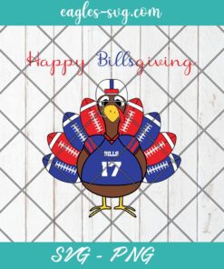 Happy Billsgiving Chicken Football Thanksgiving SVG PNG