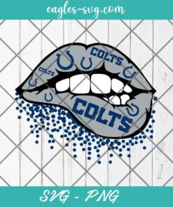 Indianapolis Colts Lips SVG Colts Lips vector File Indianapolis Colts Lips Football Svg Cut Files PNG, SVG