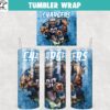 Los Angeles Chargers Mascot Art Tumbler Wrap