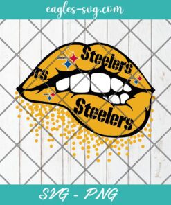 Pittsburgh Steelers Lips SVG Steelers Lips vector File Pittsburgh Steelers Lips Football Svg Cut Files PNG, SVG