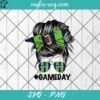 Seattle Seahawks Mom SVG PNG, Seattle Seahawks Gameday Messy Bun SVG PNG Cricut Cameo Sublimation Files